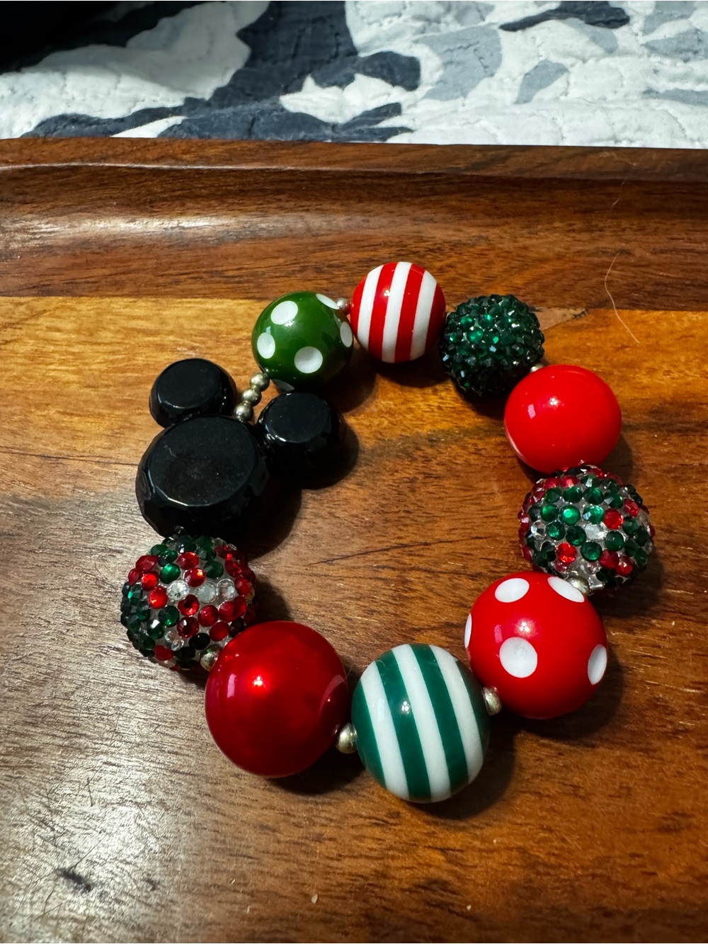 Disney Mickey Big Bead Bracelet